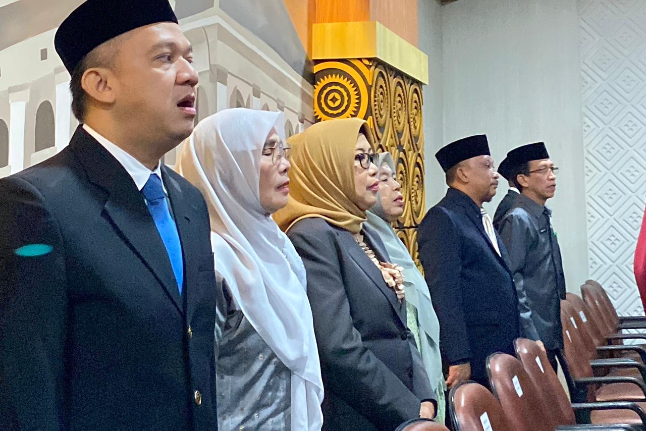 Kepala Dinas Pertanahan Kota Makassar Hadiri Rapat Paripurna Pengucapan Sumpah/Janji PAW Anggota DPRD Kota Makassar