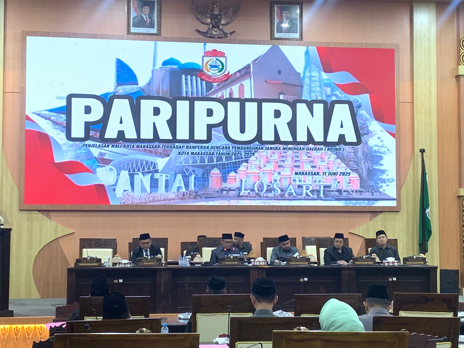 Kepala Dinas Pertanahan Hadiri Rapat Paripurna Kelima DPRD Kota Makassar